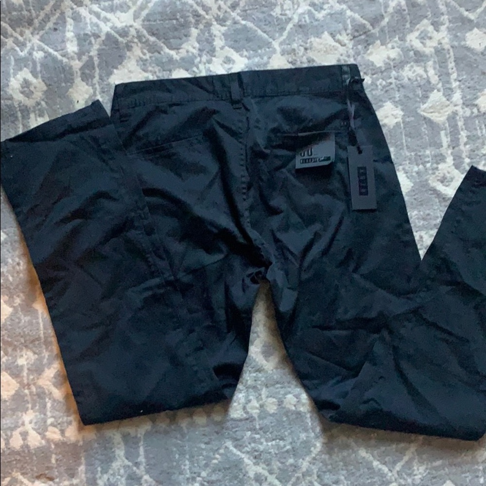 Krew denim black pants